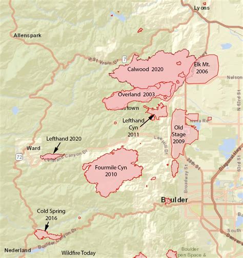 Colorado Wildfire History Map