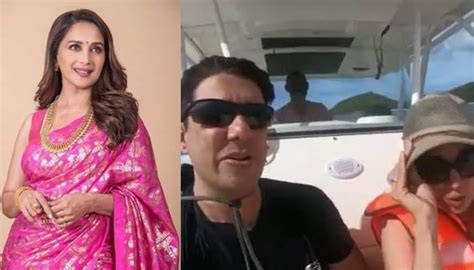 Madhuri Dixit S Snorkeling Video From Her Seychelles Vacation With Hubby Sriram Nene Is Couple