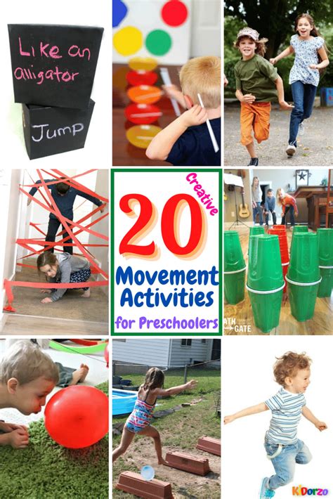 20 Creative Movement Activities For Preschoolers Kidorzo