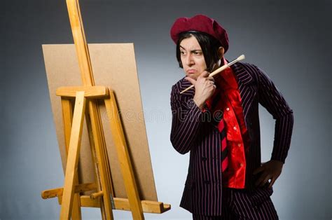 194 Funny Artist His Artwork Stock Photos Free And Royalty Free Stock