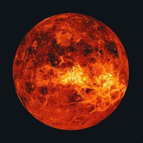 Venus The Hot Hellish Volcanic Planet Space