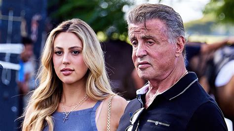 Sylvester Stallone Bonds With Daughter Sistine 23 On Float Photos
