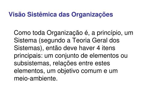 Abordagem Sistemica Da Administração