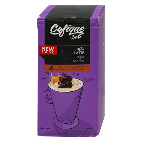 Cofique Latte Coffee Mocha 10 X 24g Online At Best Price Coffee Lulu Ksa Price In Saudi