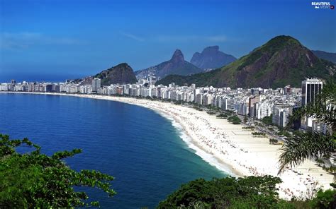 Beaches Aerial View Rio De Janerio Sea Brazil Beautiful Views