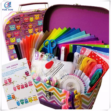 .sewing kits for kids to learn to sew, including easy sewing kits for beginners and fun diy craft with nearly 3,000 reviews on amazon, this handy kit includes all the sewing essentials you need (like. China Sewing Kit for Kids, DIY Craft for Kids, Kids Sewing ...