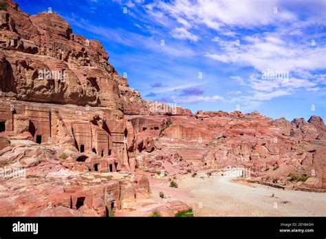 Petra Jordan Altar Of Sacrifice And Nabatean Theatre Ruins The