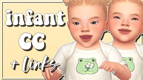 Infant Cc Finds 🌺 Maxis Match Cc Haul Links Sims 4 Youtube