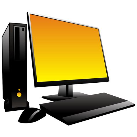 Vector For Free Use Desktop Computer Icon 1004 Free