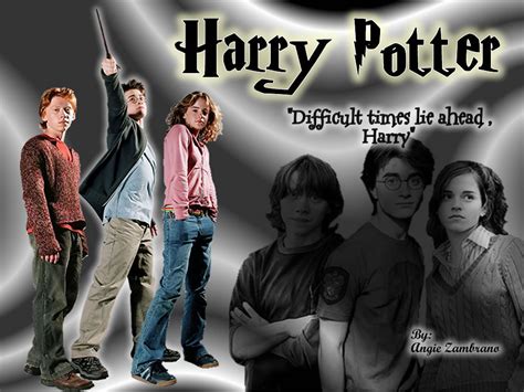 The Trio Harry Potter Photo 13012766 Fanpop