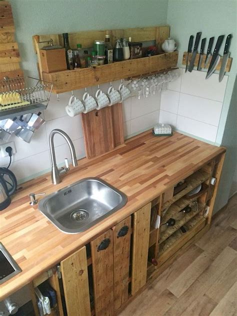 50 Amazing Diy Pallet Kitchen Cabinets Design Ideas 19 Doityourzelf