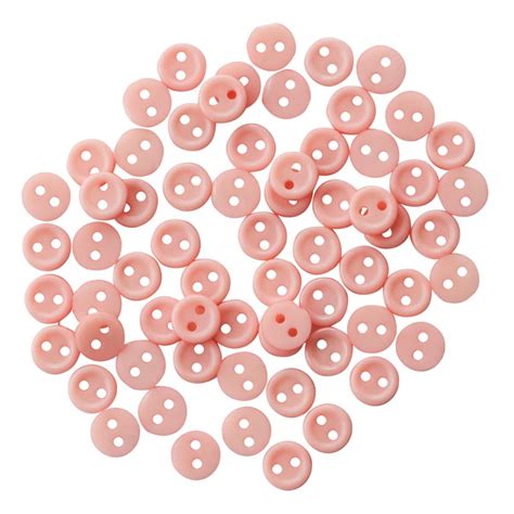 Pink Micro Mini Buttons Buttons Basic Craft Supplies Craft
