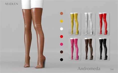 Madlen Andromeda Boots Madlen On Patreon Sims 4 Sims 4 Mods