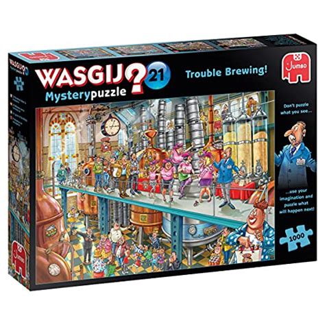 Jumbo Wasgij Mystery 21 Trouble Brewing Unique Collectable Jigsaw