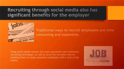 Using Social Media To Recruit Employees Final Youtube