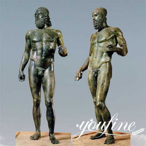 Ancient Classical Greek Bronze Riace Warrior Statue Youfine Sculpture