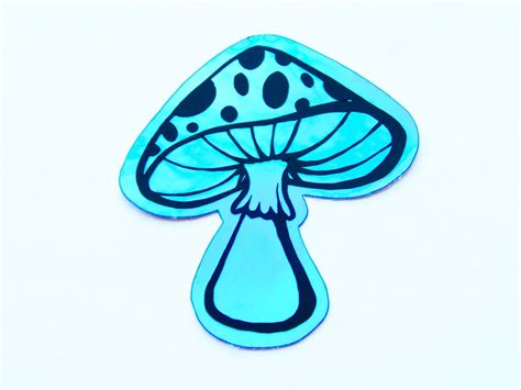 Psychedelic Mushroom Sticker Decal Laptop Decal Etsy Uk