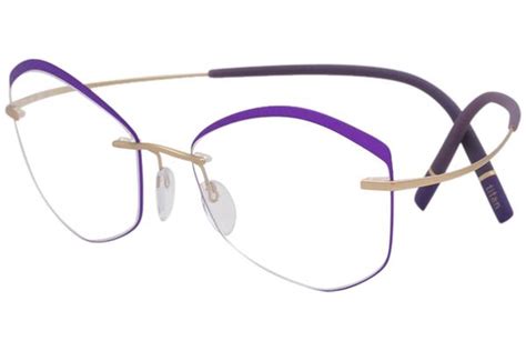 Silhouette Eyeglasses Titan Minimal Art Icon Accent Rings 5518 Ft 5540