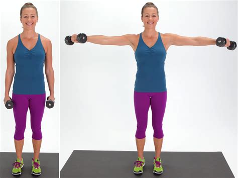 Lateral Arm Raise 12 Dumbbell Exercises For Strong Chiseled Arms