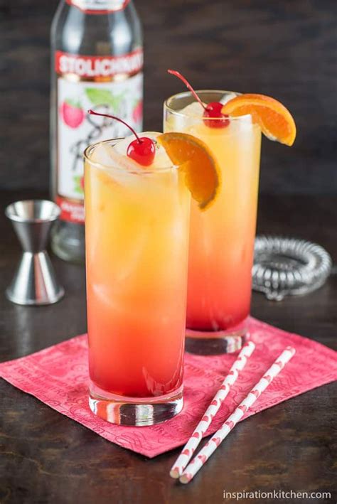 This Desert Sunrise Cocktail Is Light Sweet And Refreshing A