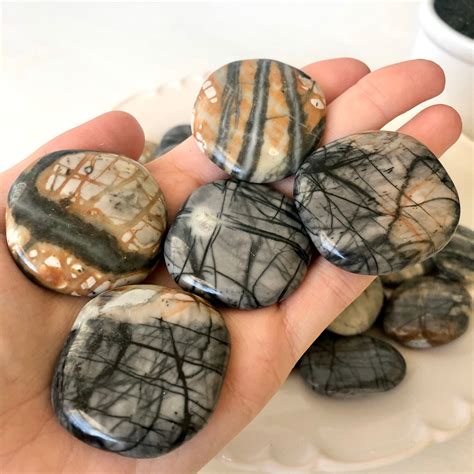 Picasso Jasper Palmstone Picasso Jasper Healing Worry Stone Etsy