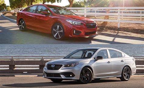 Subaru Impreza Vs Legacy Comparison