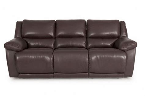 Delray Reclining Brown Leather Sofa At Gardner White