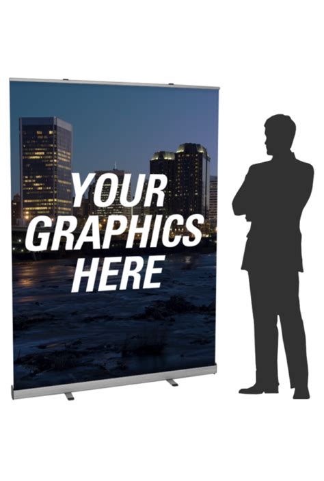 Extra Large Retractable Bannerstand Overnight Banner Stand