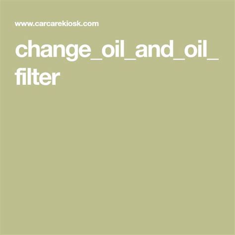 Depending on your model and the area you live in, also whether you're doing it yourself or at a dealer or independent shop, bmw oil change cost will vary. change_oil_and_oil_filter | Oil filter, Filters, Change