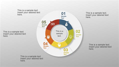 In short, an economy is an endless. 5 Step Creative Circular Diagram Design for PowerPoint ...