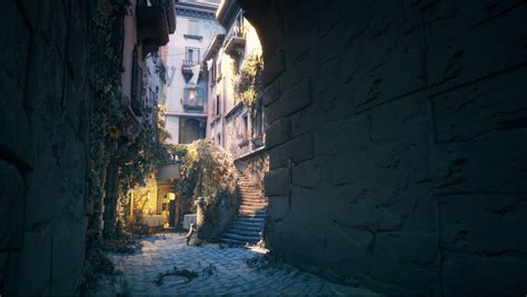 Creating An Italian Alley Environment with UE4 | Environment, Italian, Environment concept