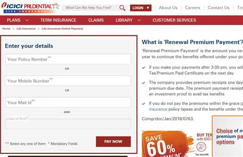Icici bank offers a range of life insurance policies & plans to suit your insurance needs and requirements. ICICI Pru Life Insurance Premium Payment Process - Online & Offline | PolicyX.Com