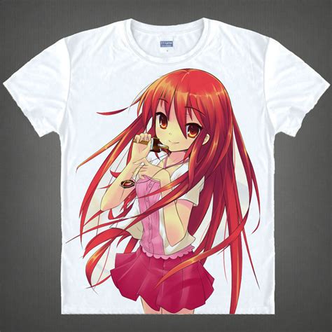 Shana T Shirt Shana Shirt Couple T Shirts Anime Characters Quick Drying Casual T Shirts