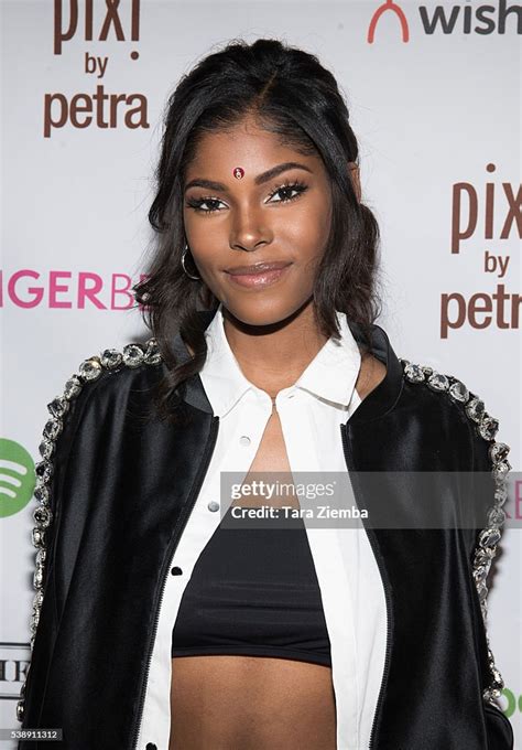 Singer Diamond White Attends The Tigerbeat Launch Event At The Argyle