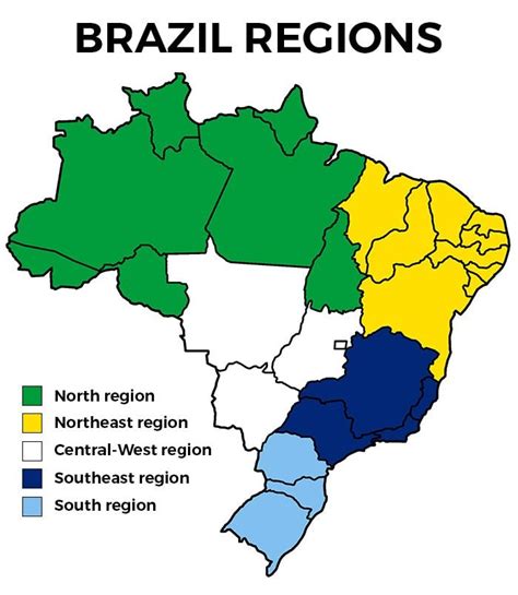 Check Out The Main Information About The Map Of Brazil It Includes The