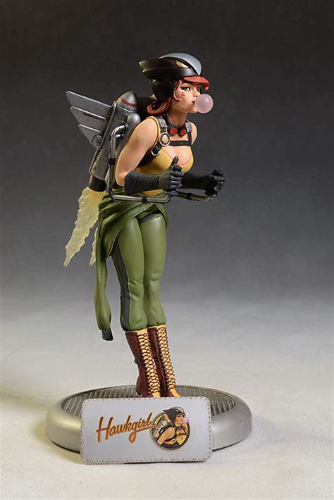 Review And Photos Of Dc Bombshells Hawkgirl Statue By Dc Collectibles