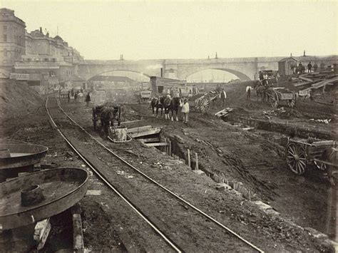 An Old Photo Of Waterloo Bridge Waterloo London England London