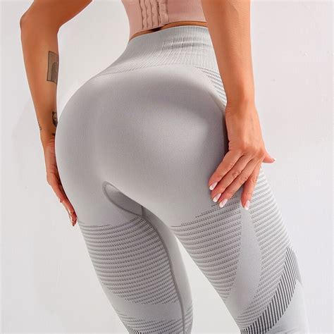 Wmuncc Yoga Leggings Sport Pants Women Fitness Energy Seamless Gym