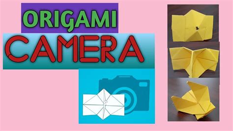 How To Make Origami Camera Paper Camera Youtube