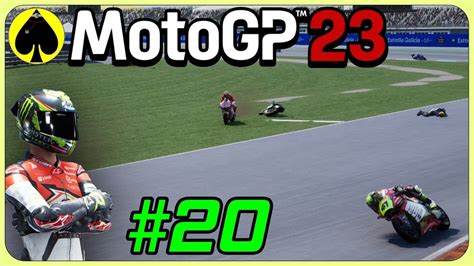 Motogp 23 Career Mode 20 Chaos In The Final Moto2 Race Youtube