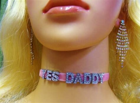 Fashion Necklaces Pendants Jewelry Watches All Sizes Choker Pink Velvet Yes Daddy Sissy Cum
