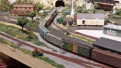 My N Scale Layout On A 30x80 Hollow Core Door Youtube