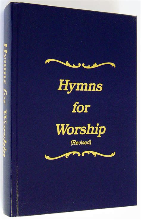 Hymns For Worship Hymnal Hardback Blue — One Stone Biblical Resources