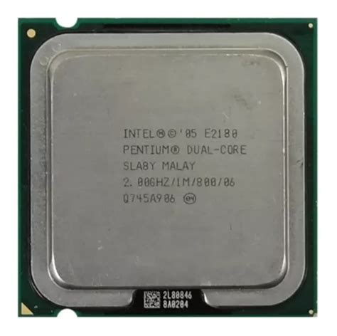 Procesador Intel Pentium Dual E2180 20ghz 1mb Lga775 800mhz Mercadolibre