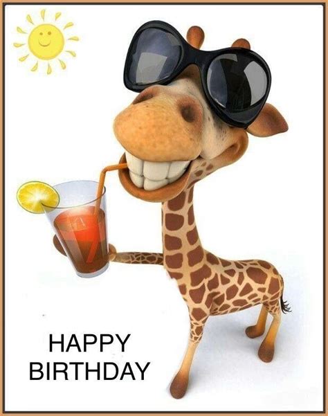 How do pickles celebrate their birthdays? Pin by Susan Blanchette on happy birdhay | Giraffe ...