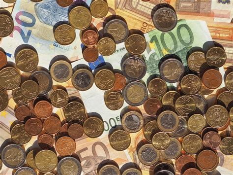 Premium Photo Euro Notes And Coins European Union