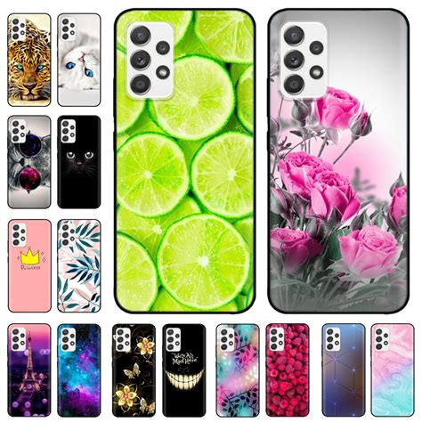 Fashion Tpu Phone Case For Samsung A52 Soft Silicone Painting Case For