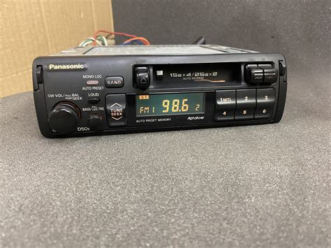 Old Classic Panasonic D50e Pull Out Car Radio Cassette Player Old Vw