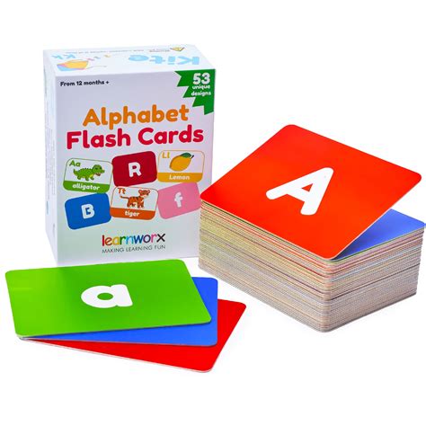 Buy Alphabet Abc Flash Cards For Toddlers 2 4 Years 52 Flashcards