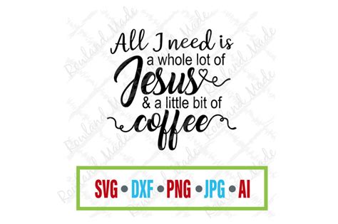 41+ vector arrows and feathers svg. All I need is a whole lot of Jesus SVG coffee svg By ...